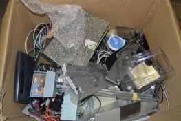 *Box Containing Computer Components; Leads, Mother