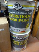 Two Tins of Polyurethane Floor Paint (Grey) x 20L