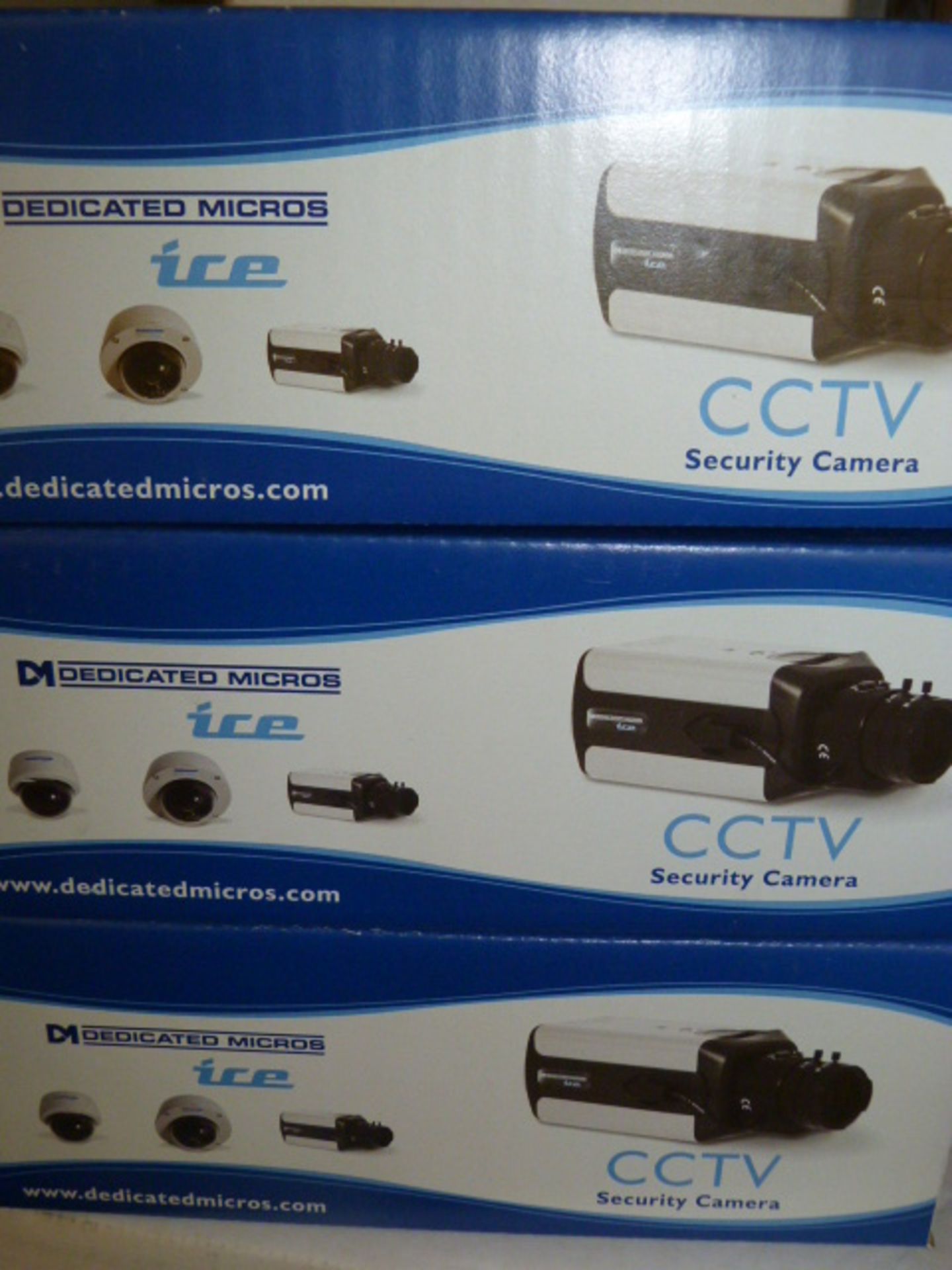 *Three Dedicated Micros CCTV Cameras DM/ICE-M3U/L