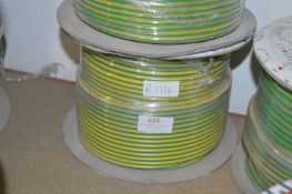 *Roll of Green and Yellow 100m 10mm2 1107V-R Cable