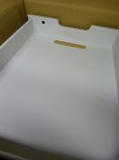 *White Plastic Document Tray