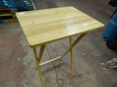 Small Wooden Folding Table