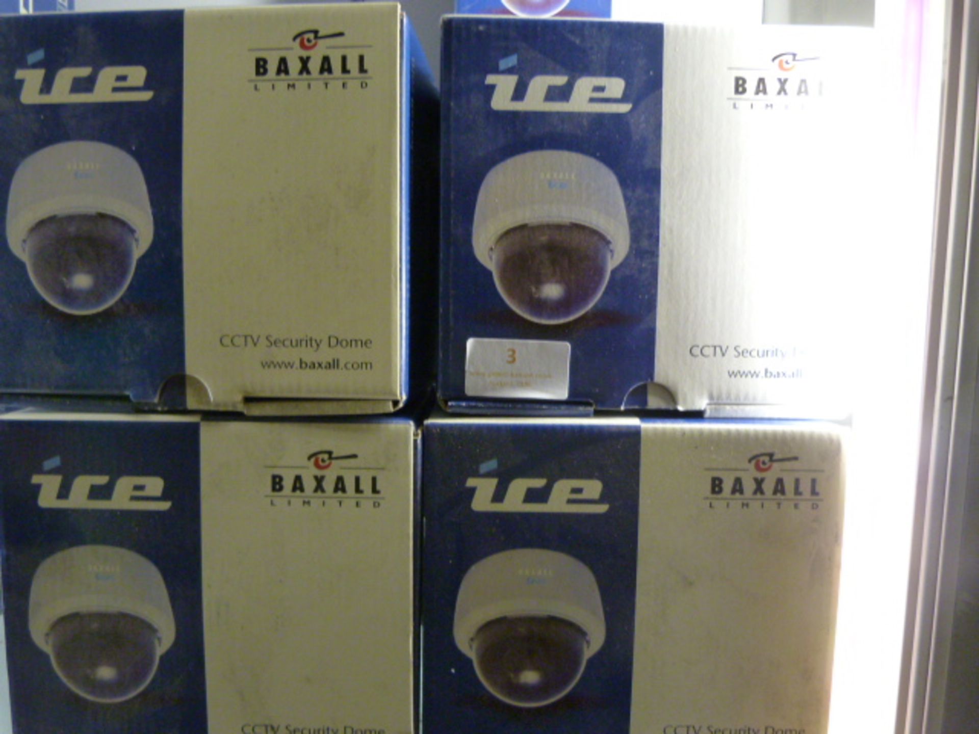 *Four Ice by Baxall Dome CCTV Cameras ICED-B3H39