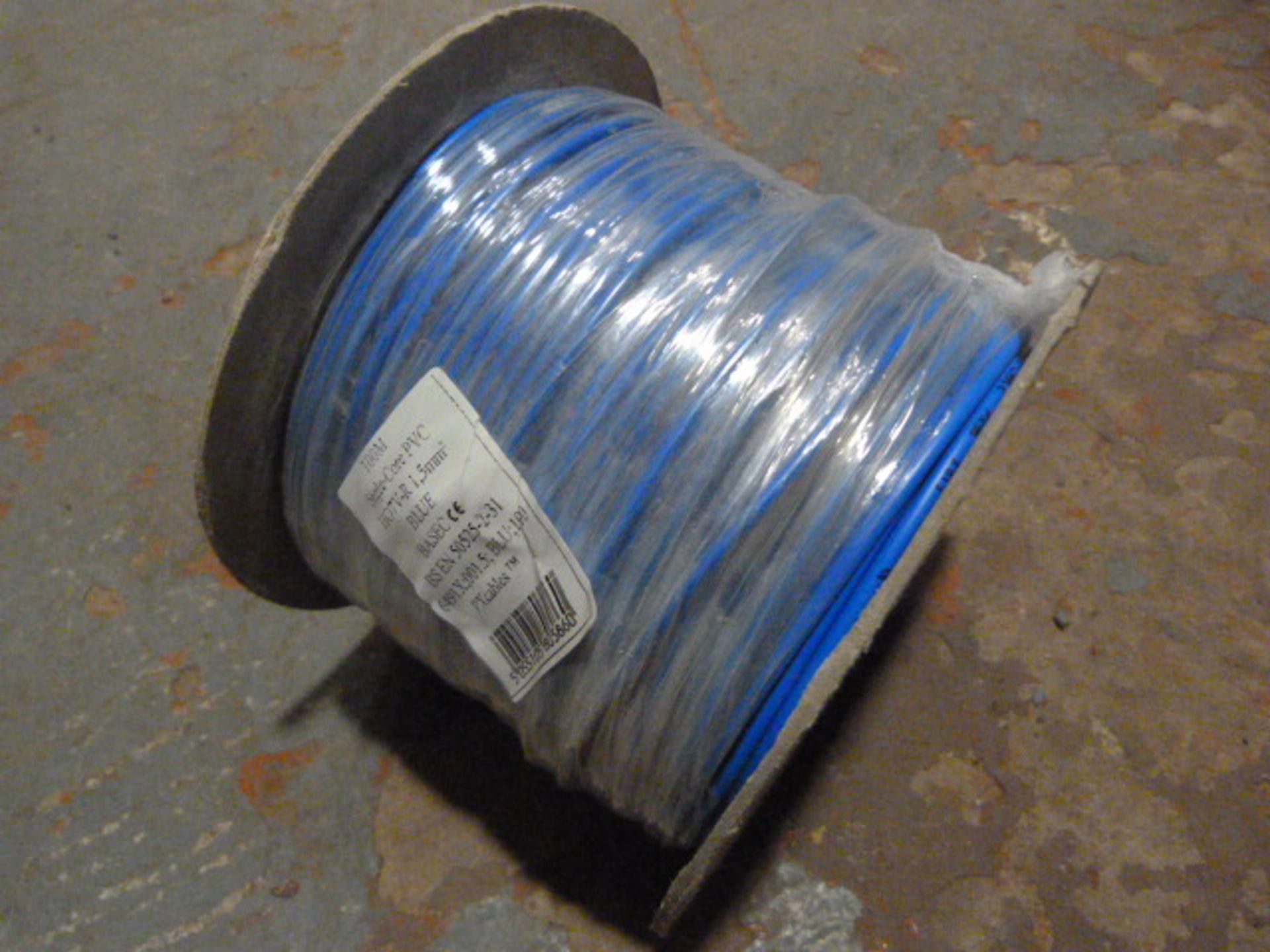 *Roll of 450/750V Blue 1.5mm Squared 100M Wire - Single