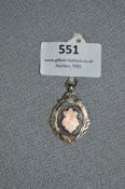 Silver & Gold Fob Pendent - Approx 5.8g