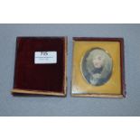 Cased Miniature Portrait