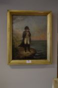 Framed Oil on Canvas - Napoleon