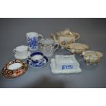 Decorative Tea Set, St Havel Cheese Dish, Cups & S