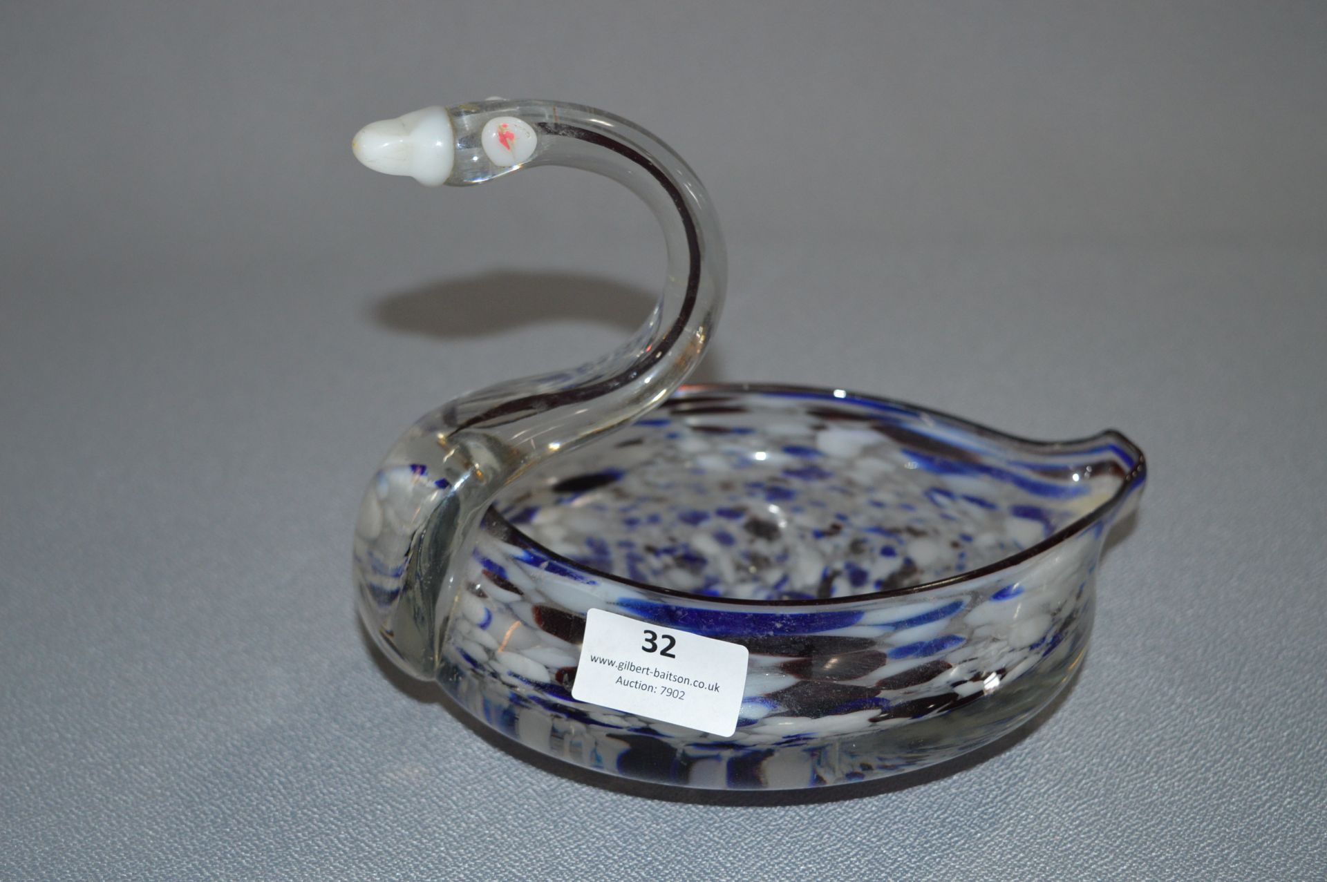 Murano Glass Swan Dish