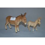 Two Beswick Figurines - Donkey and Foal