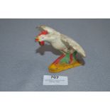 Painted Metal Chicken Car Mascot