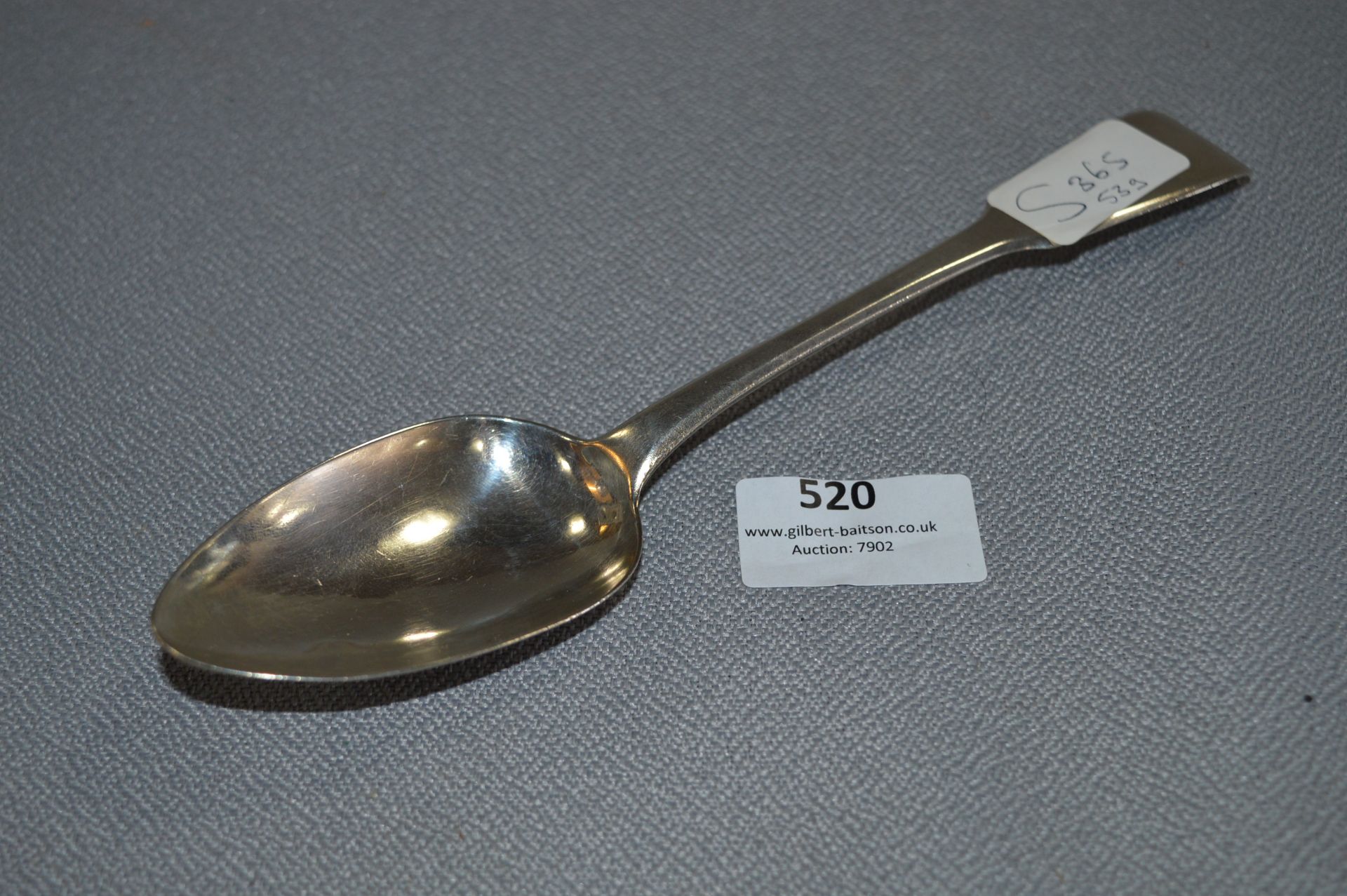 Georgian Silver Table Spoon - Approx 53g