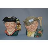 Two Large Royal Doulton Toby Jugs - The Gardener a