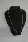 9cT Gold Neck Chain - Approx 1.3g