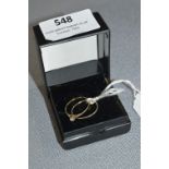 9cT Gold Wedding Band and Engagement Ring - Approx