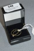 9cT Gold Wedding Band and Engagement Ring - Approx