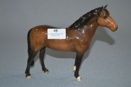 Beswick Figurine - Light Brown New Forrest Horse
