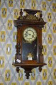 Walnut Cased Pendulum Wall Clock