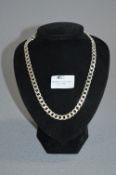 Heavy Silver Chain Necklace - Stamped 925, Approx