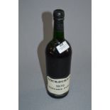 Bottle of Cockburn's 1970 Vintage Port