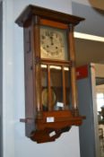Mahogany Cased Pendulum Wall Clock