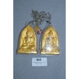 Buddhist Prayer Pendent and Chain