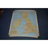 Early British Railways Map of the UK