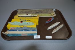 Boxed Crescent Toys and Triang Ships