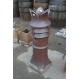 Crown Topped Chimney Pot 41" Tall