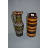 Two West German Pottery Vases