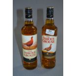 Two Bottles of the Famous Grouse Finest Scotch Whi