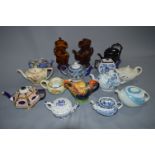 Collection of Fifteen Decorative Teapots