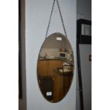 Oval Bevelled Edge Wall Mirror