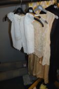 Ladies Cotton Top, Silk Dress and a Baby Gown