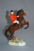 Beswick Figurine - Huntsman on Rearing Horse