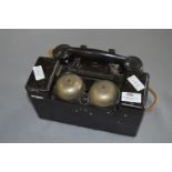 Bakelite Field Telephone Set Mk II