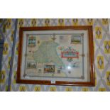 Framed Map - East Riding of Yorkshire