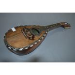 Mother of Pearl & Tortoise Shell Inlaid Mandolin