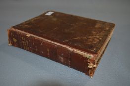 Large Leather Bound Book - History of the County o