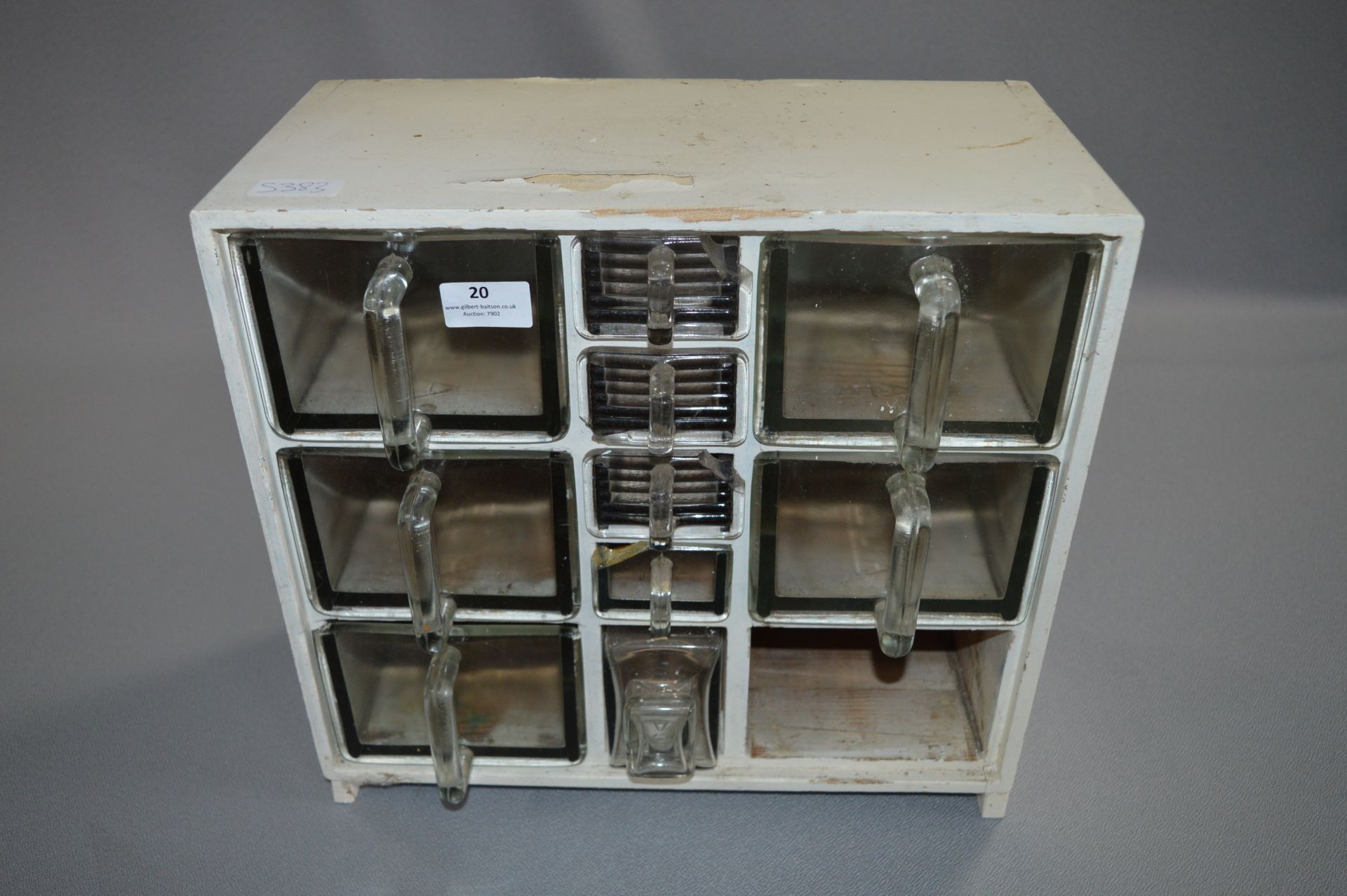 Reda Glass Kitchen Storage Cabinet