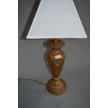 Bronze Effect Table Lamp and Shade