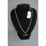 9cT Gold Albert Chain - Approx 9.3g