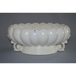 Large Wade White Pottery Jardiniere