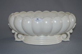 Large Wade White Pottery Jardiniere