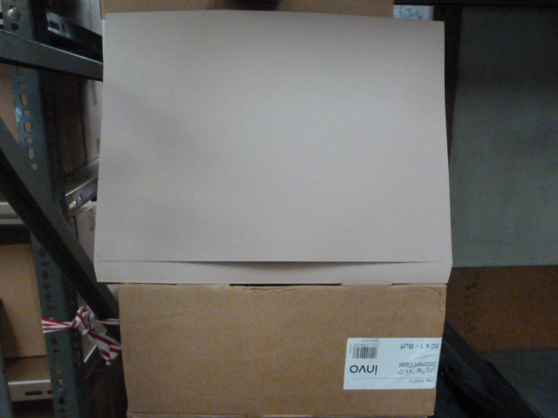 *Two Boxes of 50 Long Flap 14x10" Document Wallets
