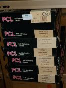 *Eight Boxes of PCL Self Adhesive Labels