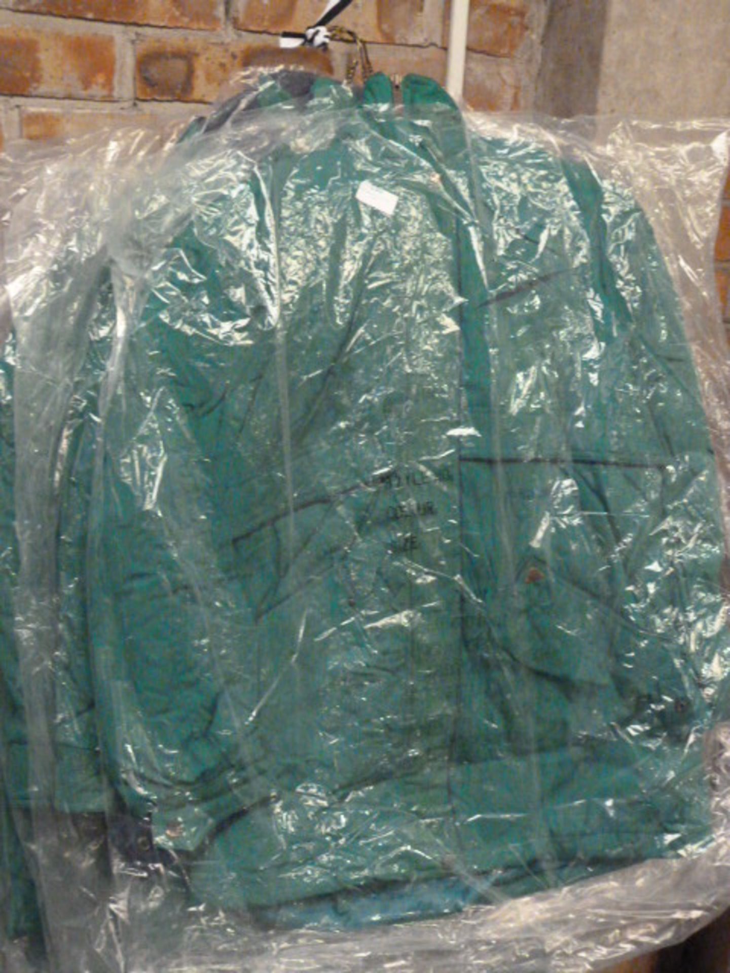 *Three Emerald Green Jackets with Blue Trim