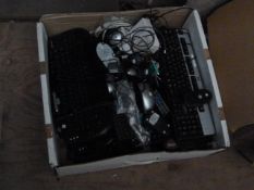 *Box of Assorted Computer Keyboards and Mice