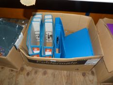*Box of Lever Arch Folders and 10 Ring Binders (Bl