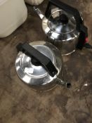 *Two Stainless Steel Commercial Kettles